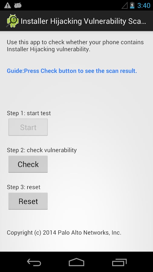 Installer Hijacking Vulnerability Scanner截图2