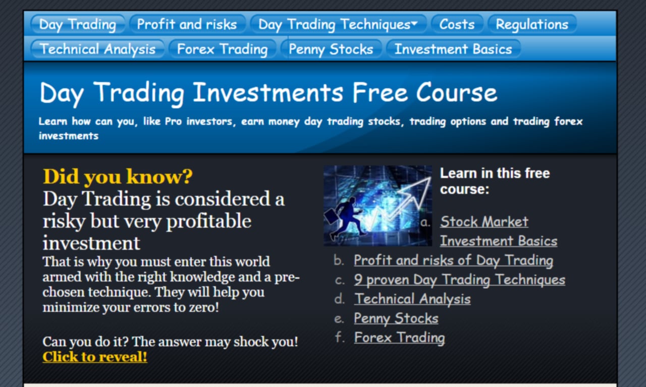 Day Trading Course Dow J...截图2