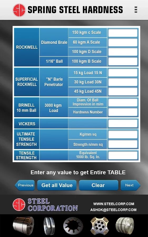 SPRING STEEL HARDNESS截图2