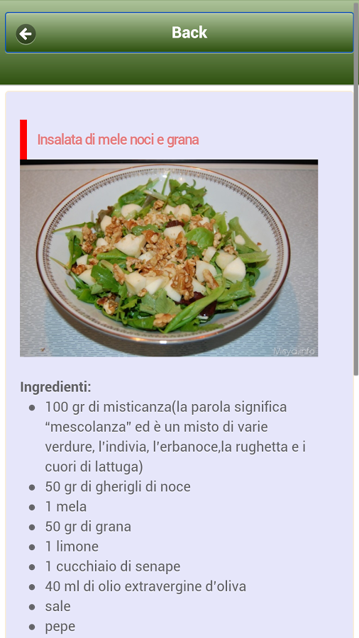 Ricette Di Insalata截图6