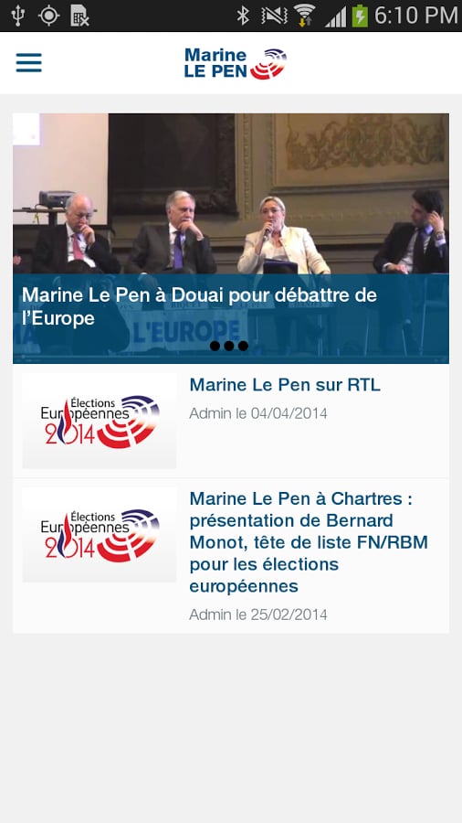 Marine Le Pen 2014截图1