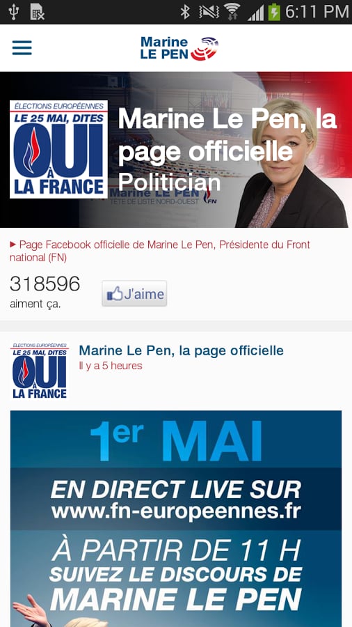 Marine Le Pen 2014截图4