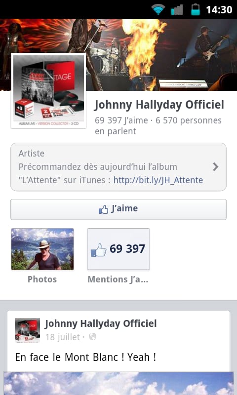 Fan de Johnny Hallyday截图3