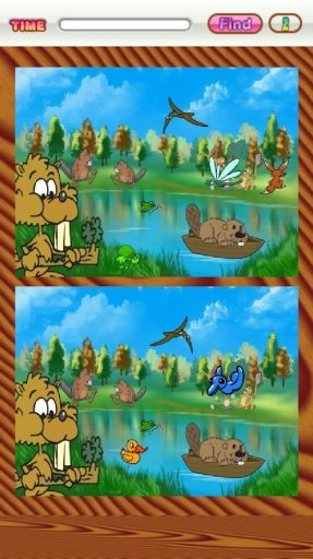 Beaver Game for Kids Different截图1