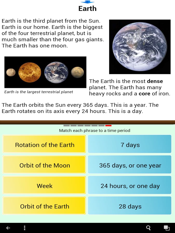 Solar System Reading Com...截图4