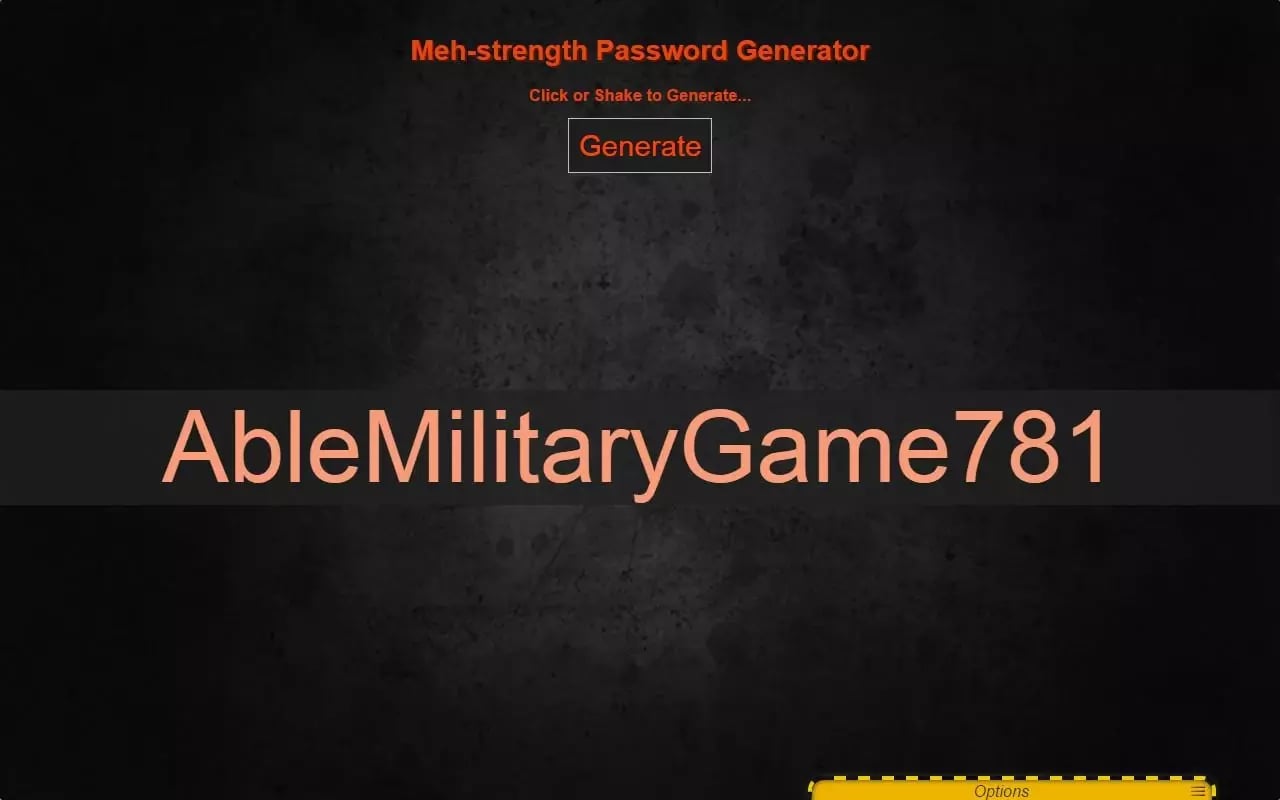 MehStrength Password Gen...截图4