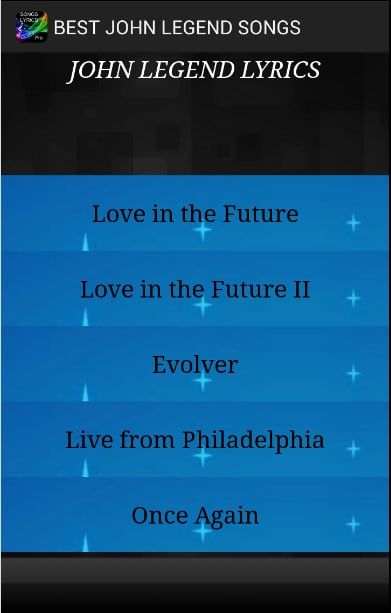 BEST JOHN LEGEND SONGS截图1
