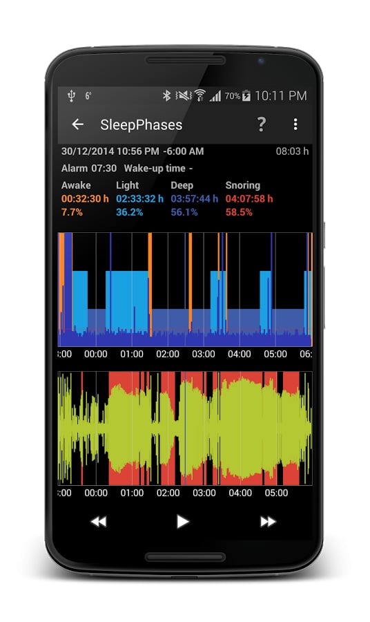 SleepPhases - Alarm Cloc...截图1