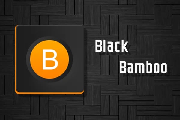 Black Bamboo Icon Pack截图2