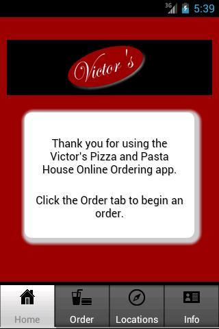 Victor's Pizza and Pasta House截图1