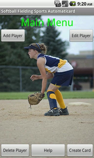 SBall Fielding Card Free截图4