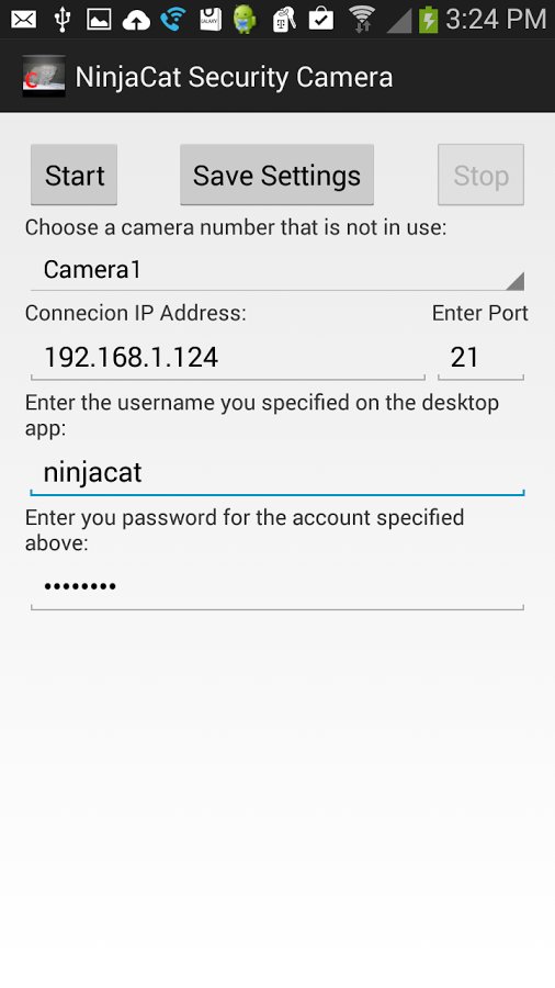 NinjaCat Security Camera截图1