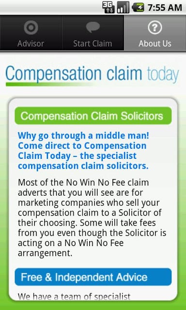 Compensation Claim Today截图1