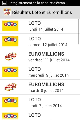 Loto et Euromillions截图1