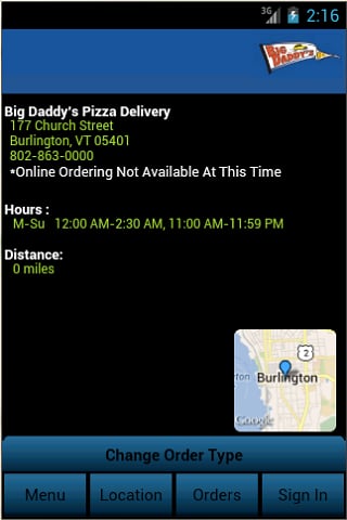 Big Daddy's Pizza Delive...截图2