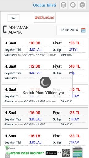 Otobus Bilet ve Rezervasyon截图3