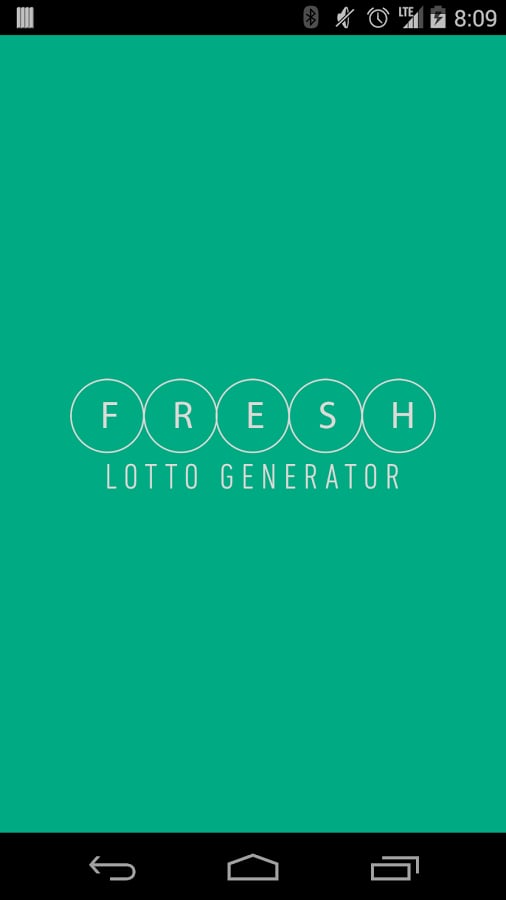 Fresh Lotto Generator截图1