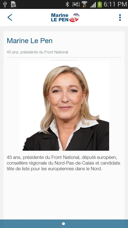 Marine Le Pen 2014截图3