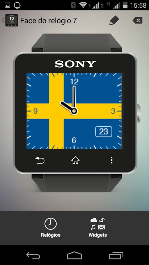 Watchface Sweden (Sony S...截图2