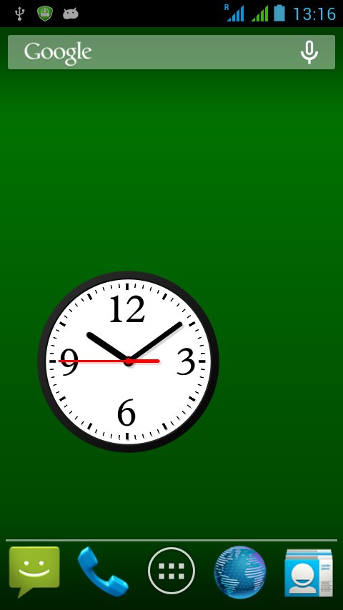 Analog Clock Widget Plus...截图3