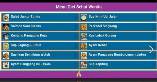 Menu Diet Sehat Wanita截图1