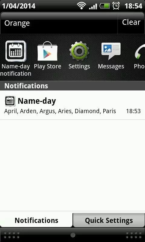 Name-day notification &amp; ...截图4