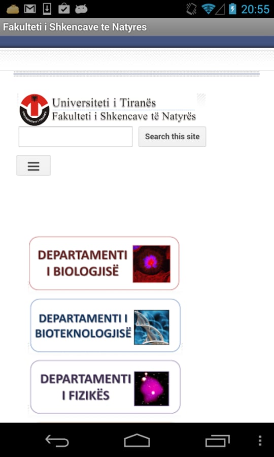 Fakulteti Shkencave te N...截图3