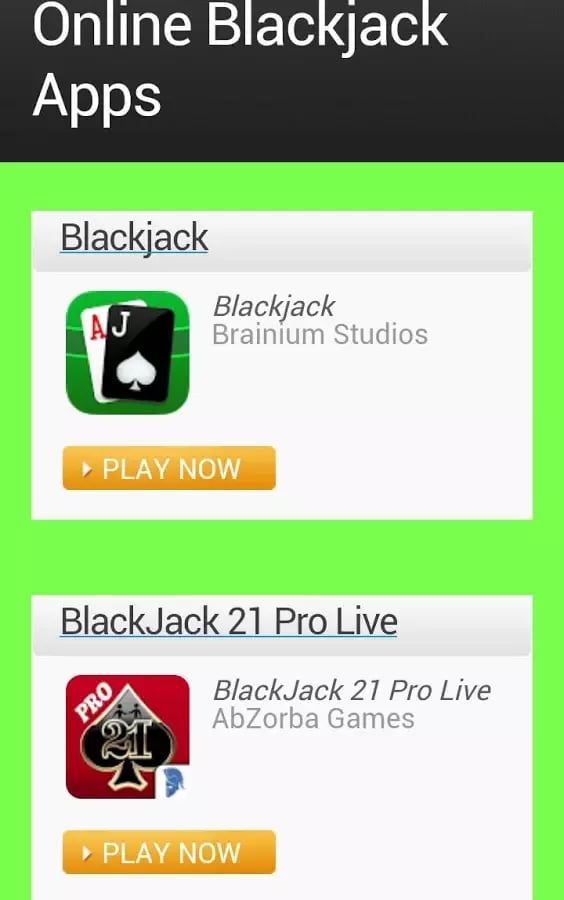 Online Blackjack截图1