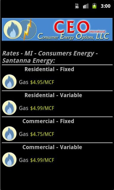 CEOEnergy Rates截图5