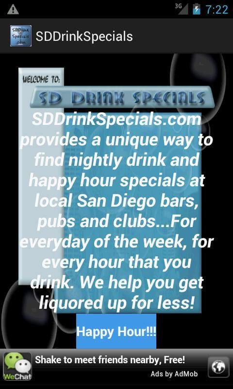 SDDrinkSpecials.com App截图2