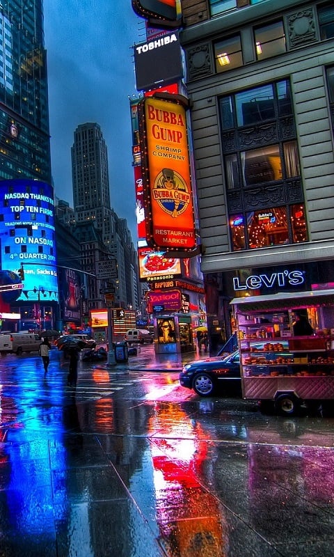 Rainy New York HD LWP截图5