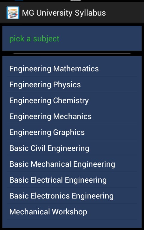 MG University Syllabus截图1