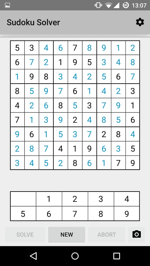 Sudoku Solver + Camera截图2