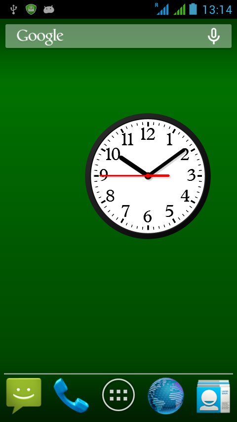 Analog Clock Widget Plus...截图4