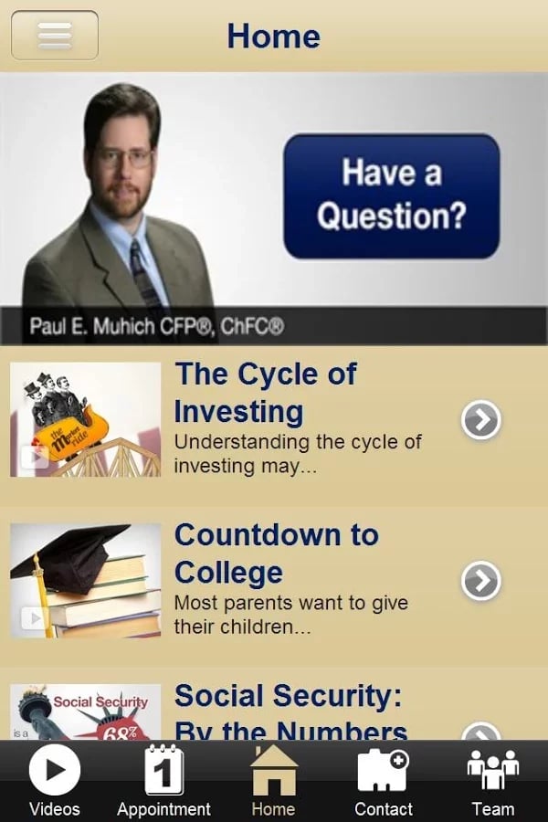 Paul Muhich CFP ChFC截图2