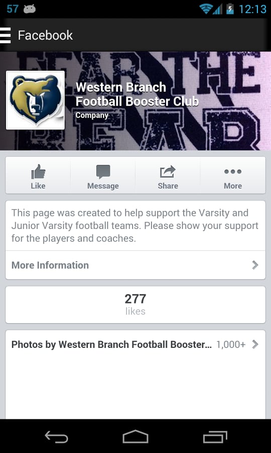 Western Branch Bruins Fo...截图4