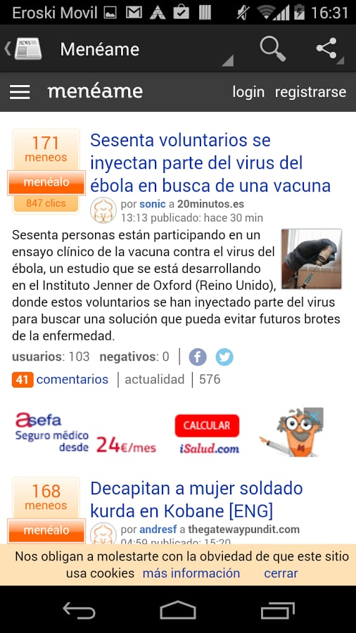 Noticias NO AEDE截图2