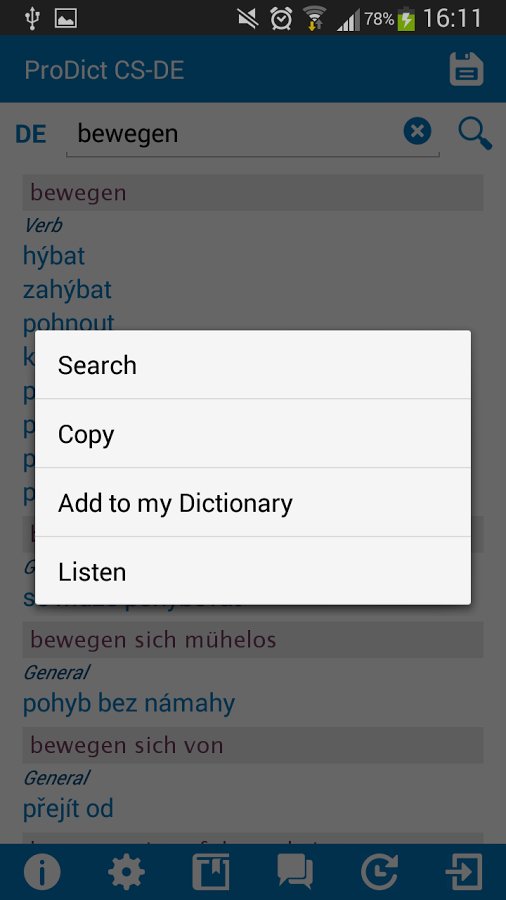 Czech - German dictionar...截图6