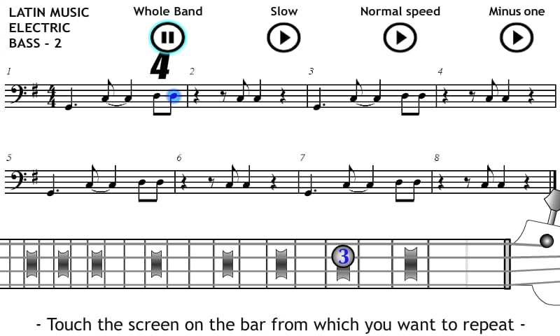 Play Electric Bass Latin...截图4