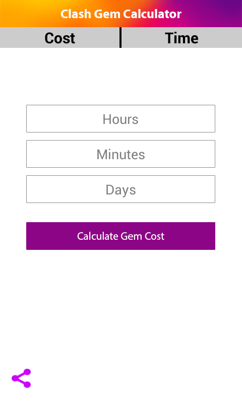 Clash Gem Calculator截图2