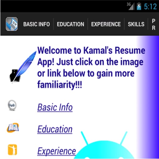 KamB Resume App Android截图3