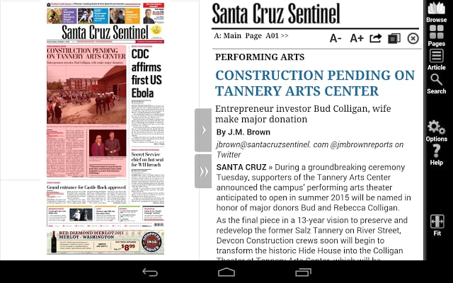 Santa Cruz Sentinel e-Edition截图3