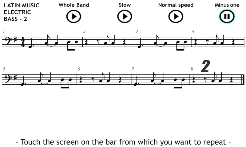 Play Electric Bass Latin...截图2