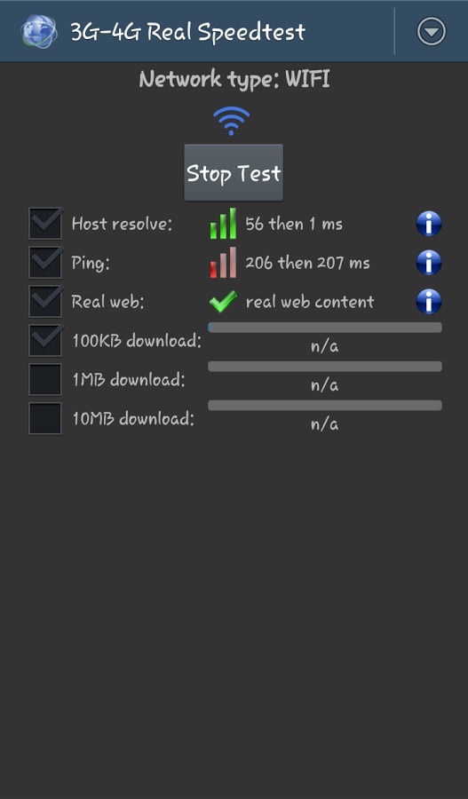 3G-4G Real Speedtest截图1