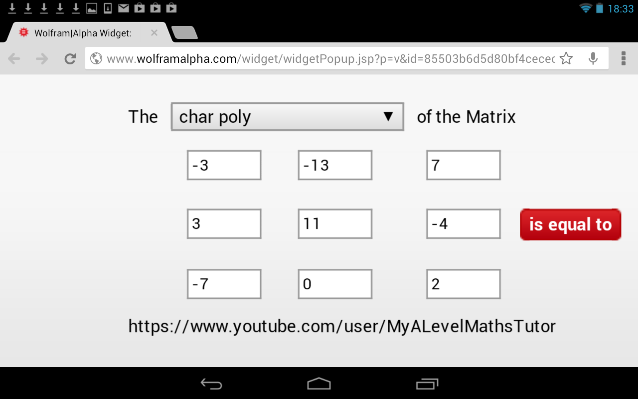 Matrix Cofactor Calculat...截图4