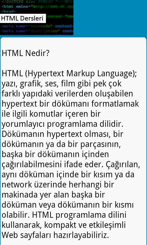 HTML Dersleri截图2