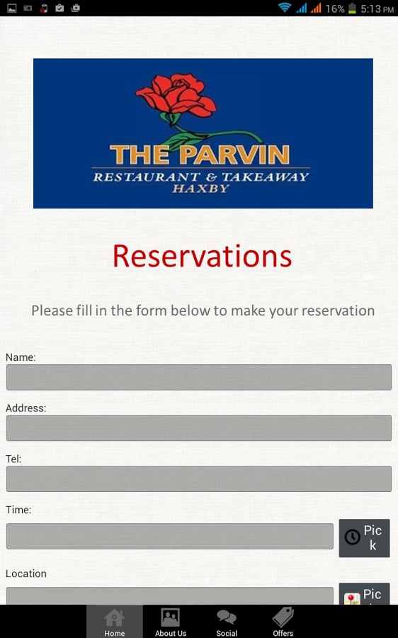 The Parvin Restaurant and Takeaway截图8