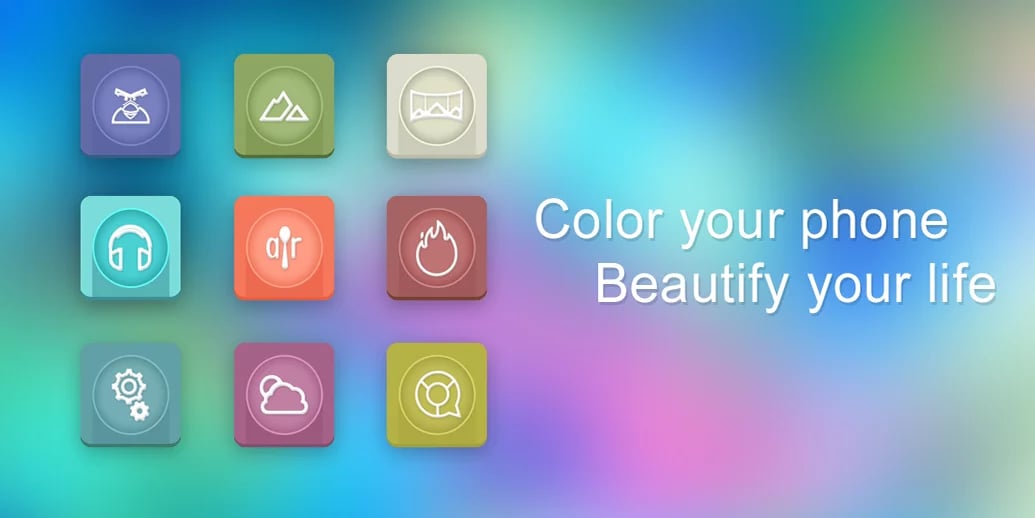 Color Galss Icon Pack截图3