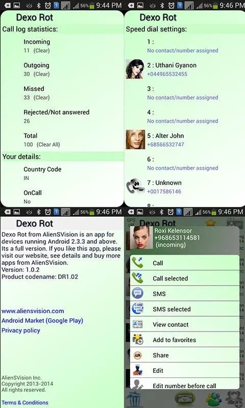 DexoRot Dialer &amp; Contact...截图1