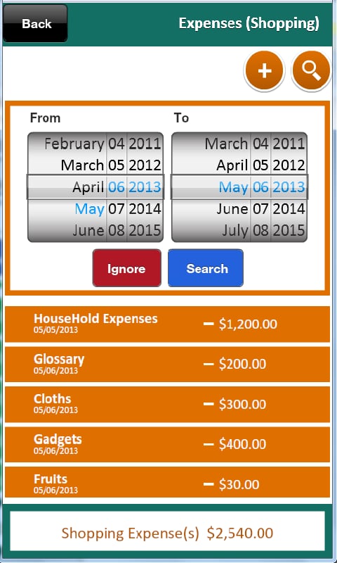 Expense Manager Lite截图2